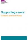 Supporting carers: guidance and case studies COVER