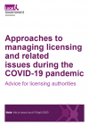 Approaches to managing licensing and related issues during the COVID-19 pandemic