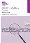 publication cover - COVID-19 Workforce Survey research report, week ending 4 June 2021