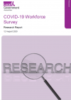 Covid workforce survey 12 August