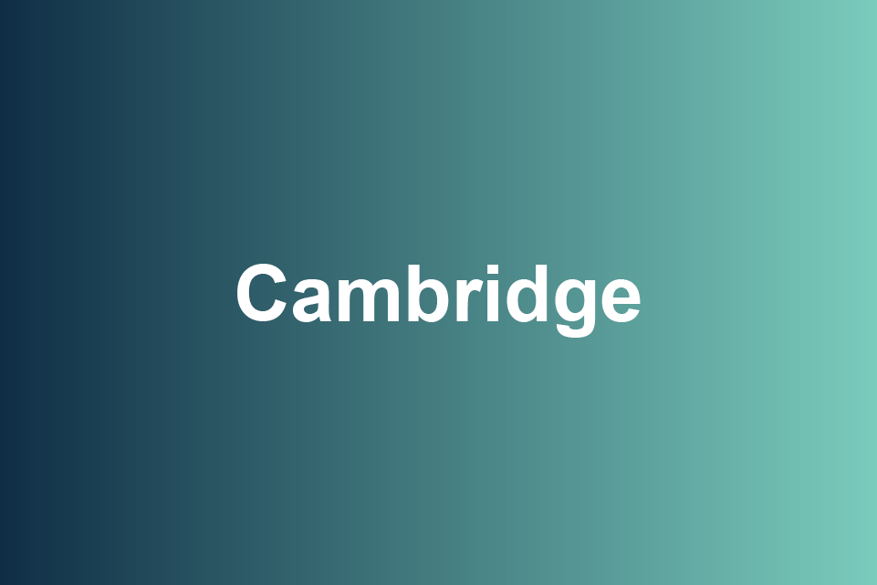 green banner to illustrate Cambridge council