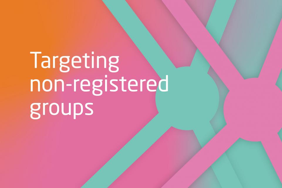 Targeting non-registered groups
