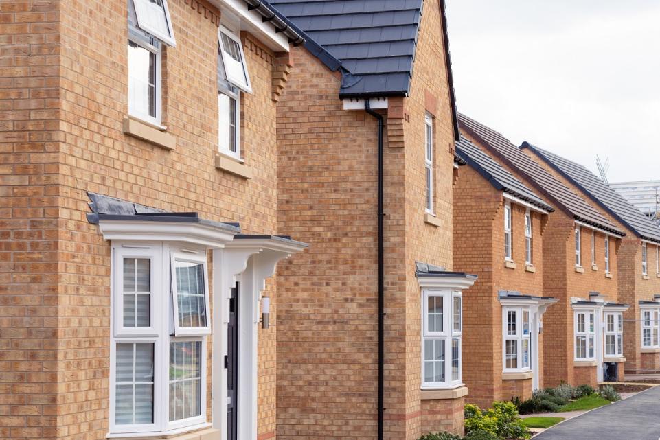 British New build houses