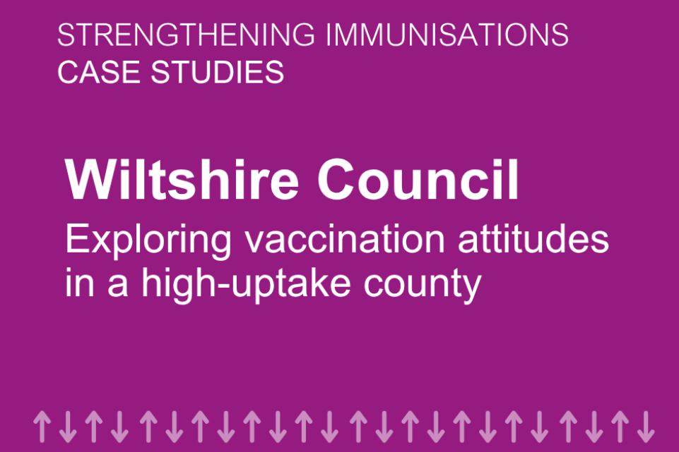 Exploring vaccination attitudes in a high-uptake county Wiltshire