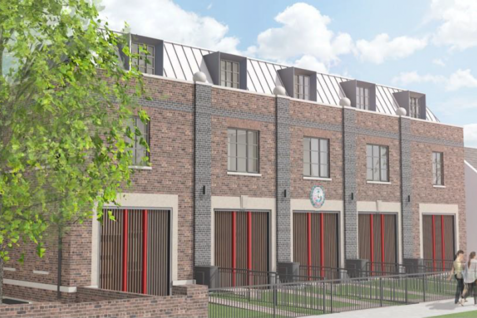 Proposed design for Allerton Fire Station
