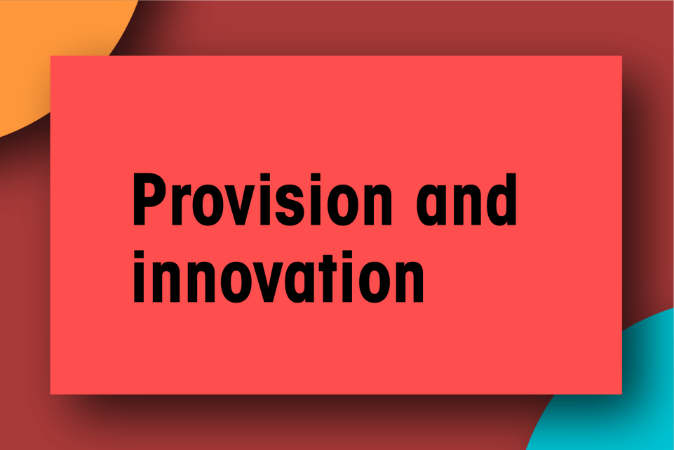Provision and innovation 